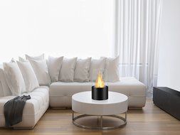 Ignis Ventless Bio Ethanol Fireplace Circum Black