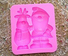 Design 264 Christmas Theme Silicone 3D Fondant Cake Mold ,Cake Decoration Tool,Silicone Soap Mold N2