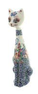 Polish Pottery Garden Butterfly Medium Cat
