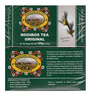 Rooibos Tea: 100% Natural South African (80 Oxygen Bleached Bag Count 7.0oz) Red Bush Healthy Herbal Tea. Caffeine... N2