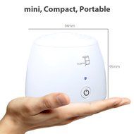 Ionic Air Purifier, USB Portable Air Ionizer Ozone Freshener Remove Cigarette Smoke, Odor Smell, Bacteria, Mini... N6