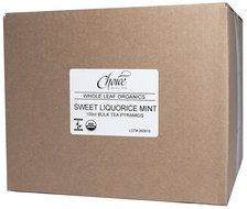 Choice Organic Whole Leaf Organics Sweet Liquorice Mint Tea Pyramids, 15-Count, 0.95-Ounce Boxes (Pack of 3) N20