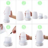 Meriton Aromatherapy Essential Oil Aroma Diffuser 7 colors - 100 ml Portable Ultrasonic Cool Mist Aroma Humidifier...