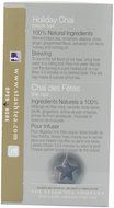Stash Tea Holiday Chai Tea, 18 Count Tea Bags in Foil (Pack of 6) N6