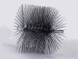 Chimney Plus 500160 Rutland 6 x 10 Inch Round Wire Brush - .375 Inches