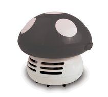 Starfrit 060777-006-GREE Mushroom Shaped Mini Table Vacuum Cleaner, Green - Cordless