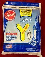 Hoover Type Y Allergen Bag (6-Pack), 4010100Y N2