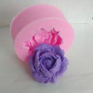 Click Down Peony Flower Silicone Mould Cake Topper Decoration Fondant Fimo Sugarcraft N2