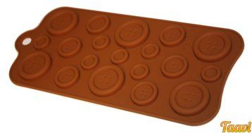 Taavi Button Silicone Mold (Candy, Chocolate, Finger Jello) (T-103) N2