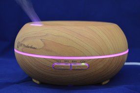 Best Essential Oil Diffuser &ndash; INCLUDES OIL - Deep 200mL Tank - Easy Use Humidifier &ndash; Light Changes Colors - Auto...