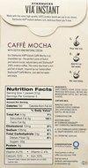 Starbucks VIA Latte - Caffe Mocha (5 Single Serve Packets) net weight 6.53 oz (185g) N2