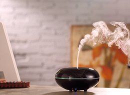100ml Mini Essential Oil Diffuser Protable Cool Mist Humidifier Ultrasonic Aroma with 7 Color LED for Office Home... N3