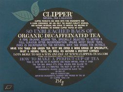 Clipper Organic Decaf Everyday 250 g (Pack of 1, Total 80 Teabags) N2