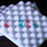 Teanfa 2Pcs Fondant Cake Tools Fondant Flower Shaping Sponge Pad Cake Molds For the Kitchen Baking Cake Decorating N4