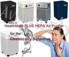 Austin Air Healthmate PLUS Air Purifier &ndash; For the Chemically Sensitive (Black)