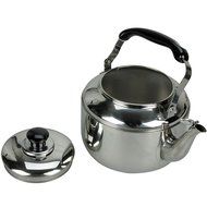 Stainless Steel Tea Kettle 4L Hot Water Stovetop Classic Design Hums When Water Boils