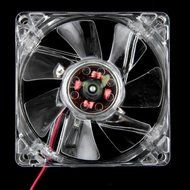 AMA(TM) Blue Quad 4-LED Light Neon Clear PC Computer Case Cooling Fan Pad Tray Chilling Stand (Blue 2) N11