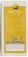 Davidson's Tea Dessert Tea/Lemon Ginger, 25 Count Tea Bag N2