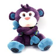12 Inches Multifunction Monkey Plush Toy Bluetooth Wireless Micro SD Memory Card Stereo Speaker w/ FM Radio Microphone... N19