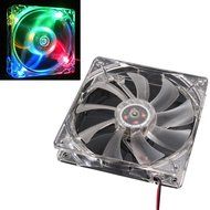 AMA(TM) Blue Quad 4-LED Light Neon Clear PC Computer Case Cooling Fan Pad Tray Chilling Stand (Blue 2) N16