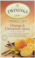 Twinings Orange and Cinnamon Spice Herbal Teabags, 20 Count N2