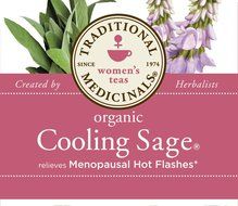 Traditional Medicinals Organic Cooling Sage Tea, 16 Tea Bags (Pack of 6)