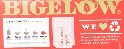 Bigelow&reg; Cinnamon Apple Herb Tea (Box of 28) N2