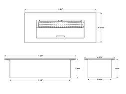 Ignis EB1200 Ethanol Fireplace Burner Insert N9