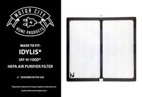 Idylis D Compatible HEPA Air Purifier Filter, Motor City Home Products Brand Replacement (1)