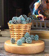 Fireplace Rainbow Flame-Coloring Flame Changing Pine Cones 1 Pound Bag
