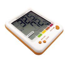iFun4U Digital LCD Indoor/Outdoor Thermo Hygrometer with Min/ Max Value Alarm