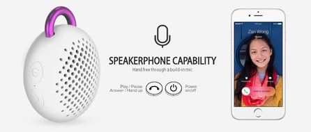 Divoom Bluetune Bean Portable Pocket Sized Bluetooth Speaker for IPhone 6S, 6 Samsung Galaxy S6, LG G4, iPad and...