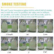 LEXN USB&amp;Battery Portable Air Purifier,Negative Ion Generator,Ozone Generator for Removing Smoke Pollen odor in... N6