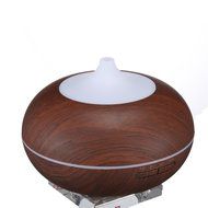 GD2016 300ml Aroma Essential Oil Diffuser Ultrasonic Cool Mist Humidifier 7 Color Changing LED Lights Wood Grain... N3