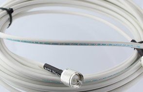 MPD Digital RG8x-W-PL259-65ft VHF Antenna Cable RF CB &amp; AIS Mini-8 Coaxial Jumper Silver Teflon PL-259 65'