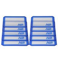 Silicone Alley, 10 Non-stick Silicone Mat Pad, Small Rectangle 5 X 4 Inch, Blue N2