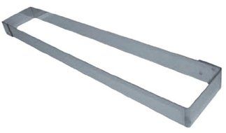 Matfer Bourgeat 371016 Rectangular Mousse Frame, Silver