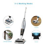 EVERTOP 3-in-1, 3+1 Lift-Away Cordless Rechargeable Powerful Suction Upright Vacuum Cleaner-Sweeping,Vacuuming... N17