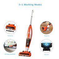 EVERTOP 3-in-1, 3+1 Lift-Away Cordless Rechargeable Powerful Suction Upright Vacuum Cleaner-Sweeping,Vacuuming... N24