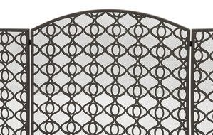 Deco 79 50362 Chic Metal Fire Screen, 52&quot; W x 30&quot; H N2