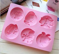 More RM Baking mould bakeware 12 constellation model of silicone cake mould soap jelly pudding Chocolate Mold