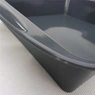 iClover Gray food Grade Silicone Solutions 10.04x9.25x1.97inch Square Cake Pan Food Grade Silicone Square Bread... N3