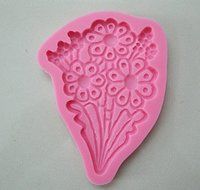 HSE Beautiful Flower Shape Chocolate Candy Jello 3D silicone fondant lace Mold Mould cake decoration/ tools N4