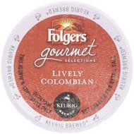 Folgers Gormet Selections K-Cup Lively Columbian Medium Roast 18 Count N3