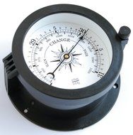 Trintec Nautical Marine Coastline Collection Aneroid Barometer (White) CC-W-04