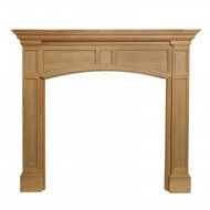 Pearl Mantels 160-48 The Vance Fireplace Mantel Surround, Unfinished