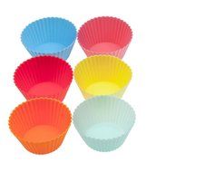 Great Value Set of 12pcs Reusable Non Sticking Soft Silicone Cup Cakes / Muffins Baking Cases / Forms / Cups /... N2