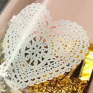 &quot;10pcs Lace Heart Clear Cellophane Cookie Wedding Candy Party Bags&quot; shopping N6