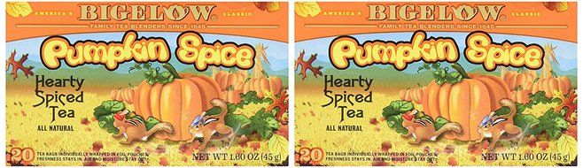 Bigelow Tea Pumpkin Spice - 2 Pack, 40 Teabags N2