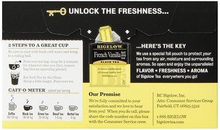 Bigelow French Vanilla Tea, 20-Count Boxes (Pack of 6)